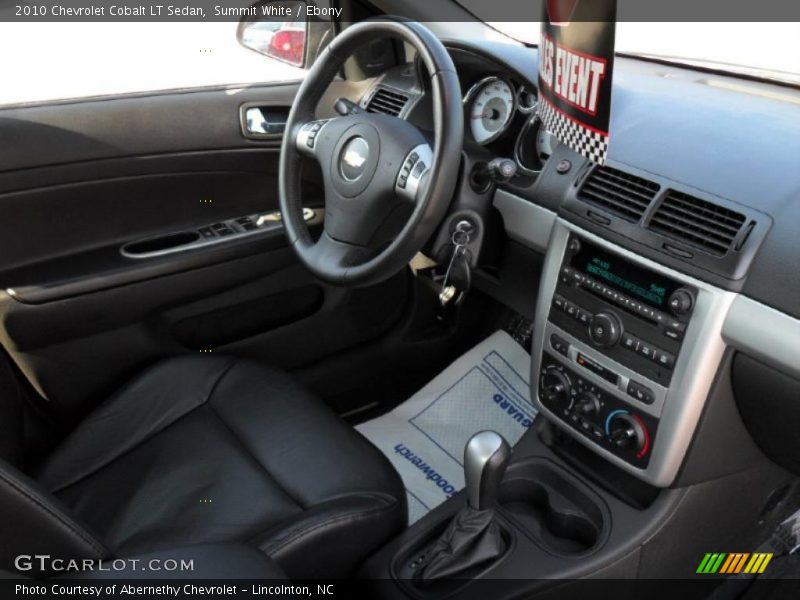 Summit White / Ebony 2010 Chevrolet Cobalt LT Sedan