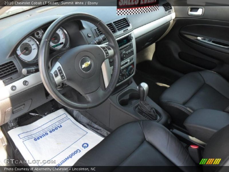 Summit White / Ebony 2010 Chevrolet Cobalt LT Sedan