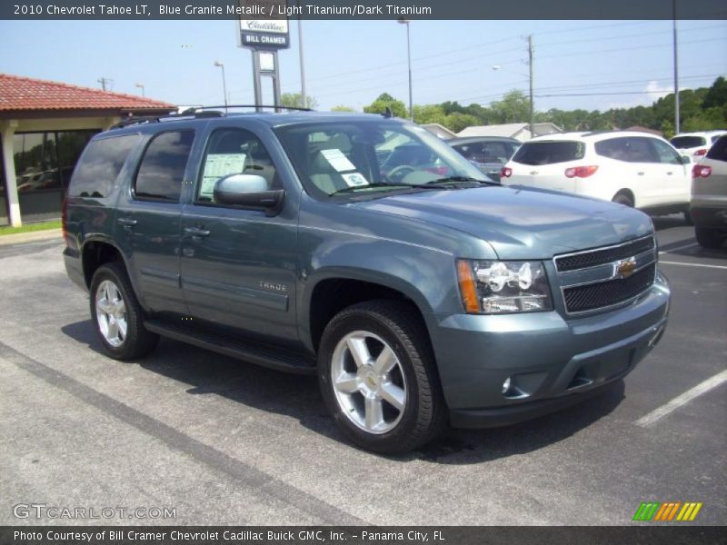 Blue Granite Metallic / Light Titanium/Dark Titanium 2010 Chevrolet Tahoe LT