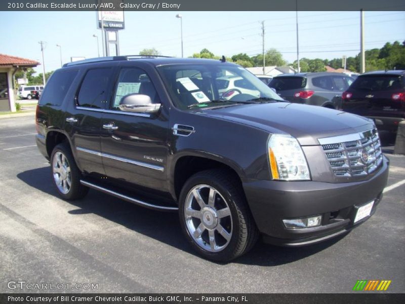 Galaxy Gray / Ebony 2010 Cadillac Escalade Luxury AWD