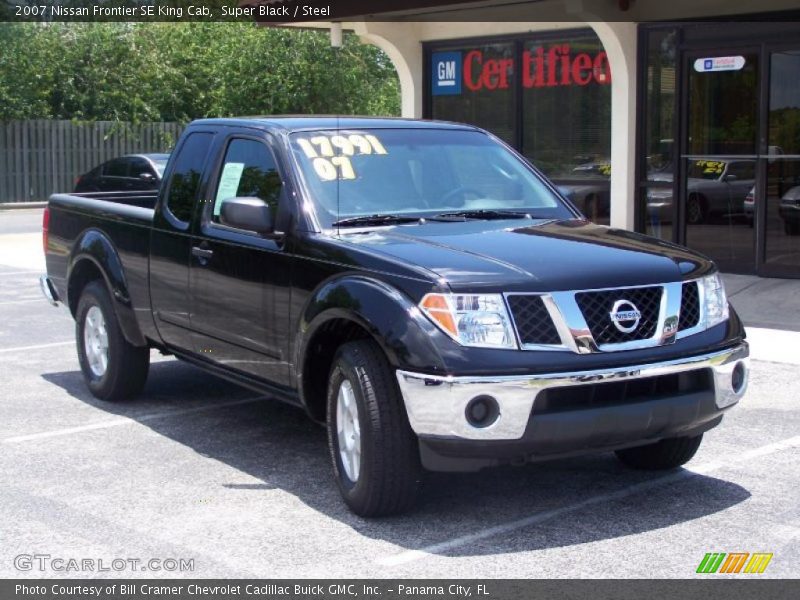 Super Black / Steel 2007 Nissan Frontier SE King Cab