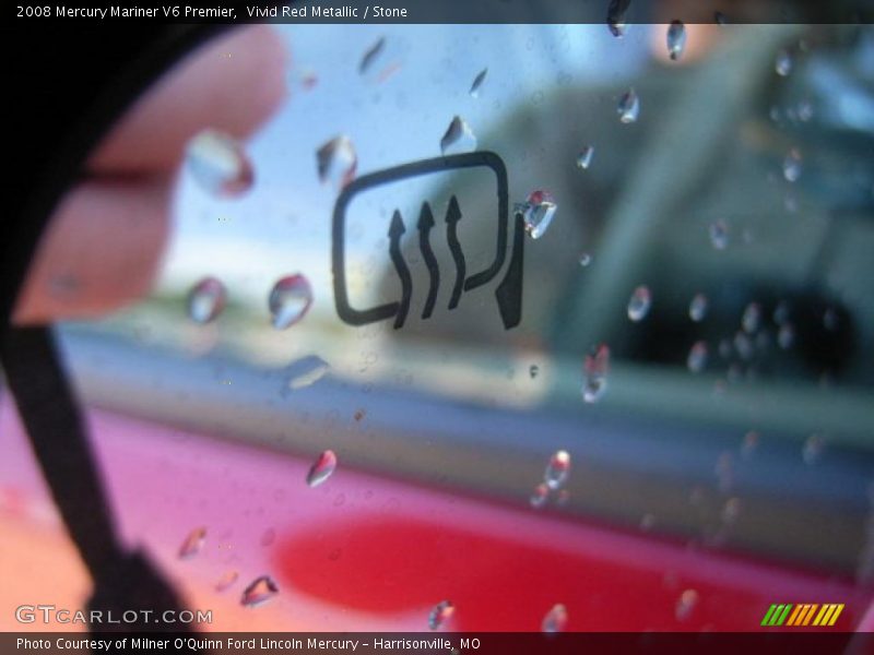 Vivid Red Metallic / Stone 2008 Mercury Mariner V6 Premier