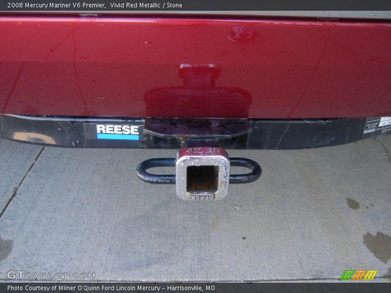 Vivid Red Metallic / Stone 2008 Mercury Mariner V6 Premier