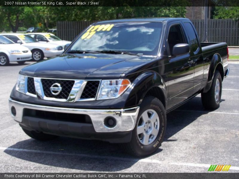 Super Black / Steel 2007 Nissan Frontier SE King Cab