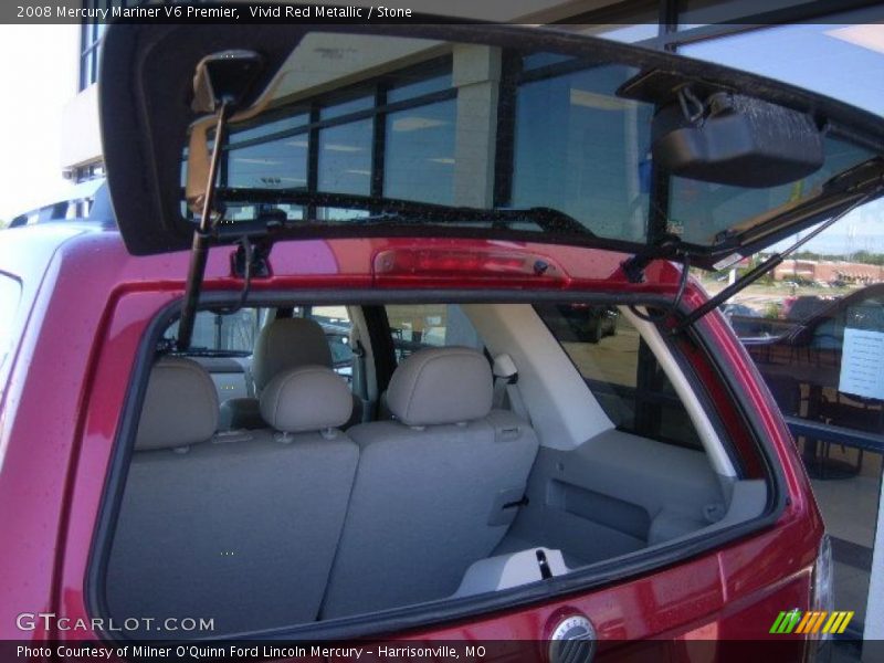 Vivid Red Metallic / Stone 2008 Mercury Mariner V6 Premier