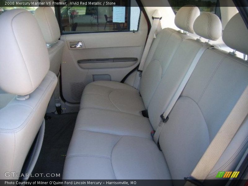 Vivid Red Metallic / Stone 2008 Mercury Mariner V6 Premier