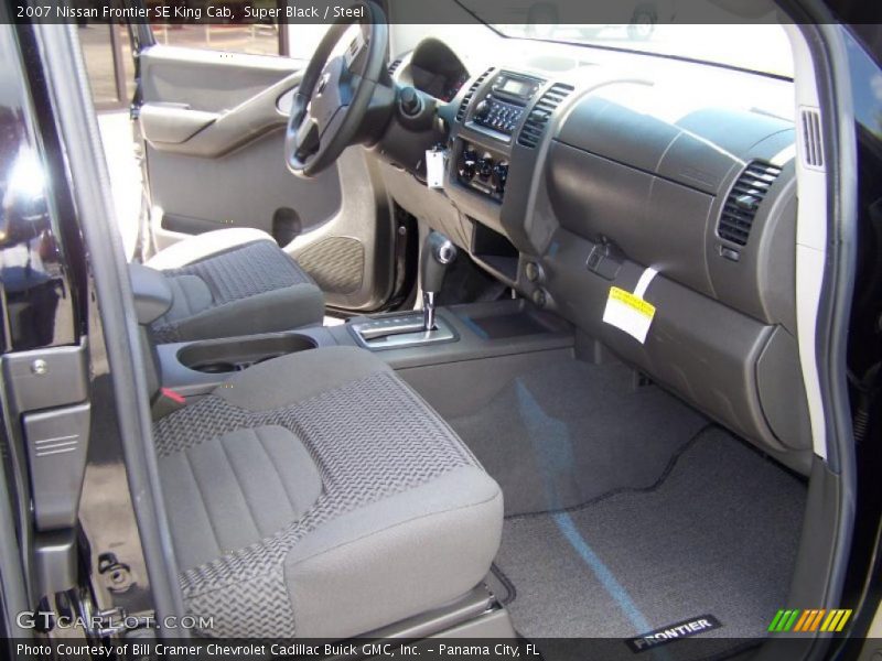 Super Black / Steel 2007 Nissan Frontier SE King Cab