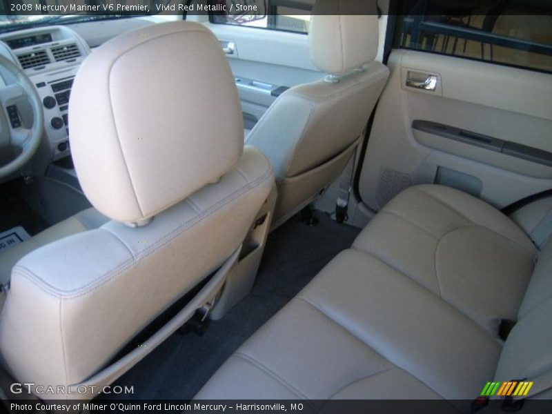 Vivid Red Metallic / Stone 2008 Mercury Mariner V6 Premier