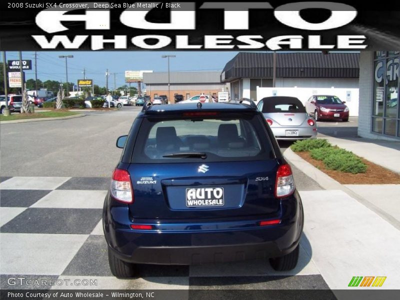 Deep Sea Blue Metallic / Black 2008 Suzuki SX4 Crossover