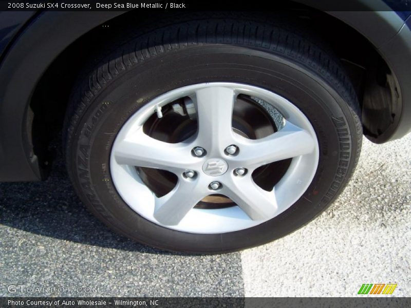 Deep Sea Blue Metallic / Black 2008 Suzuki SX4 Crossover
