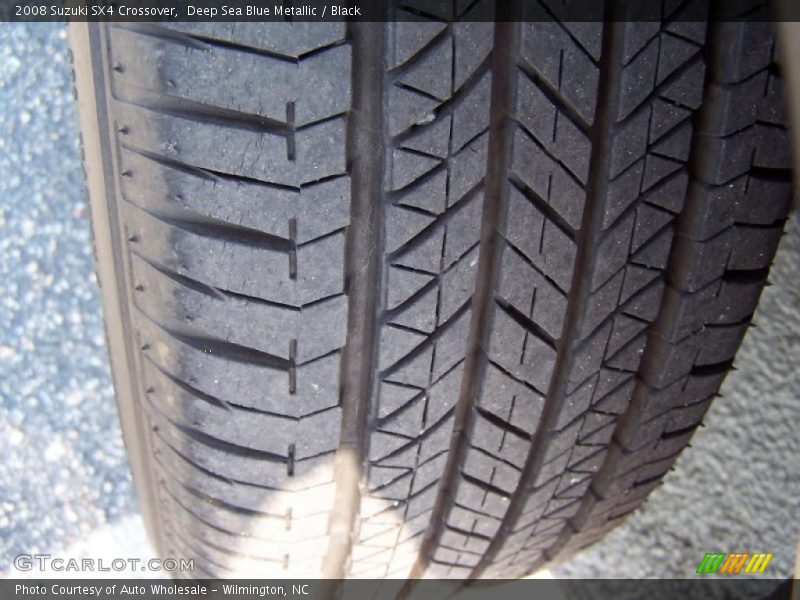 Deep Sea Blue Metallic / Black 2008 Suzuki SX4 Crossover