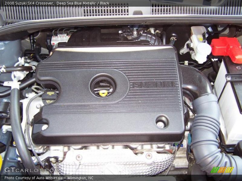 Deep Sea Blue Metallic / Black 2008 Suzuki SX4 Crossover