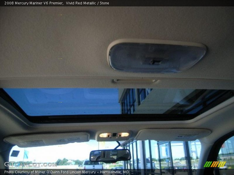 Vivid Red Metallic / Stone 2008 Mercury Mariner V6 Premier