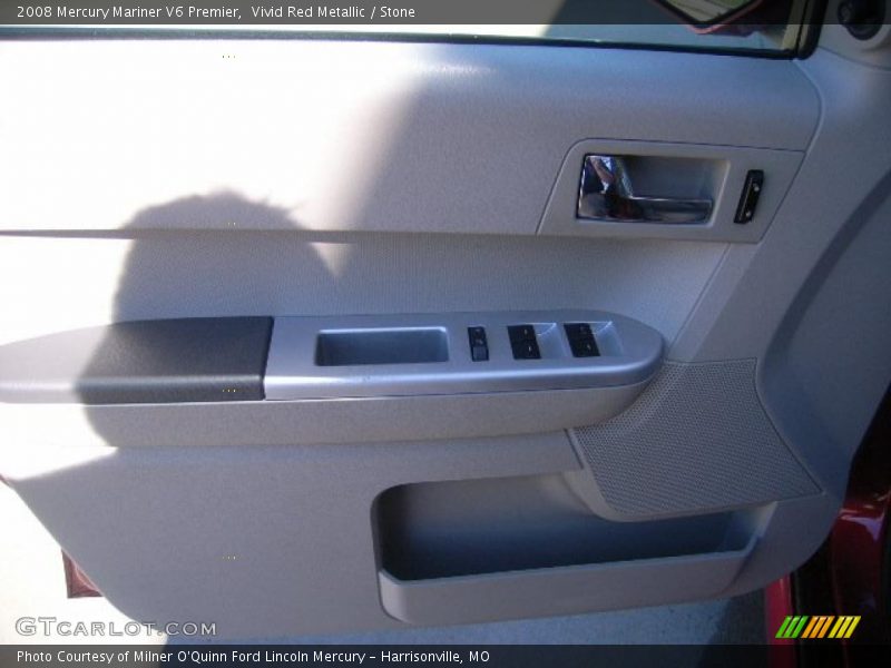 Vivid Red Metallic / Stone 2008 Mercury Mariner V6 Premier