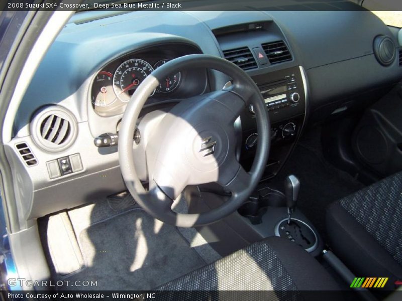 Deep Sea Blue Metallic / Black 2008 Suzuki SX4 Crossover