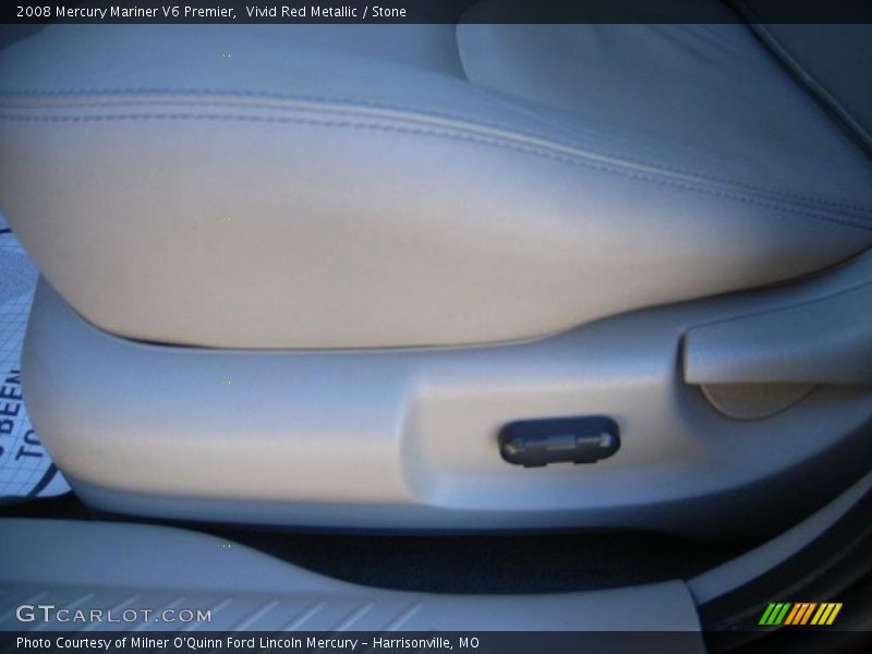 Vivid Red Metallic / Stone 2008 Mercury Mariner V6 Premier