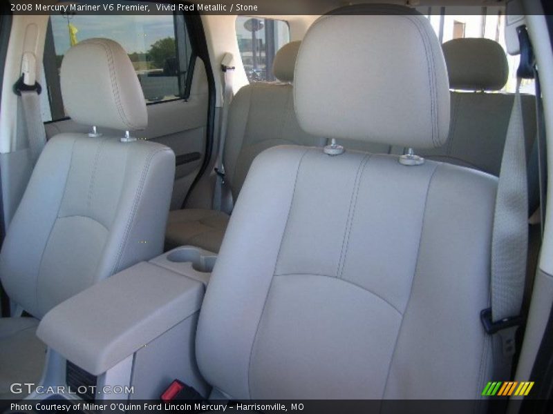 Vivid Red Metallic / Stone 2008 Mercury Mariner V6 Premier