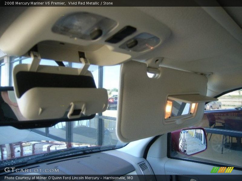 Vivid Red Metallic / Stone 2008 Mercury Mariner V6 Premier