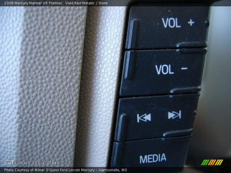 Vivid Red Metallic / Stone 2008 Mercury Mariner V6 Premier