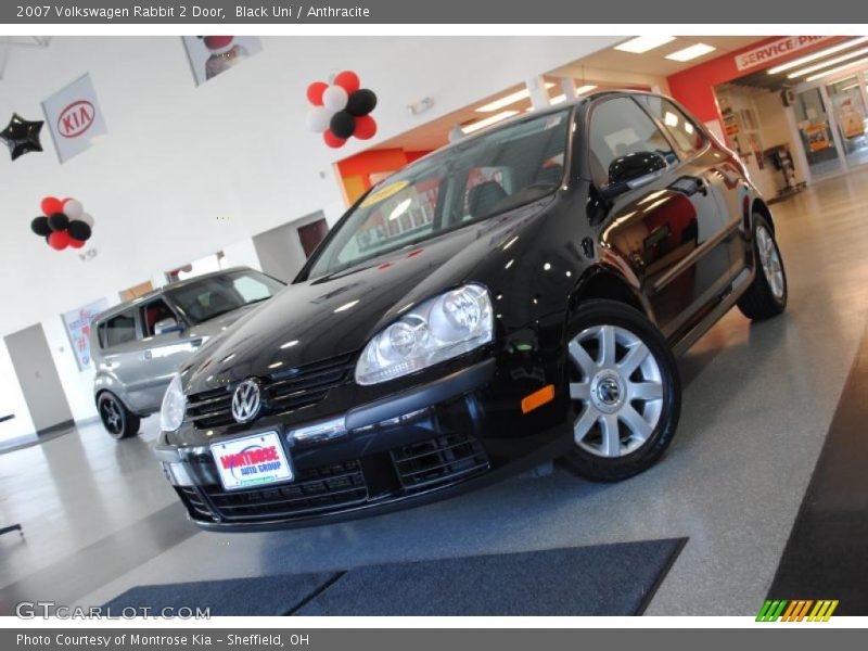 Black Uni / Anthracite 2007 Volkswagen Rabbit 2 Door