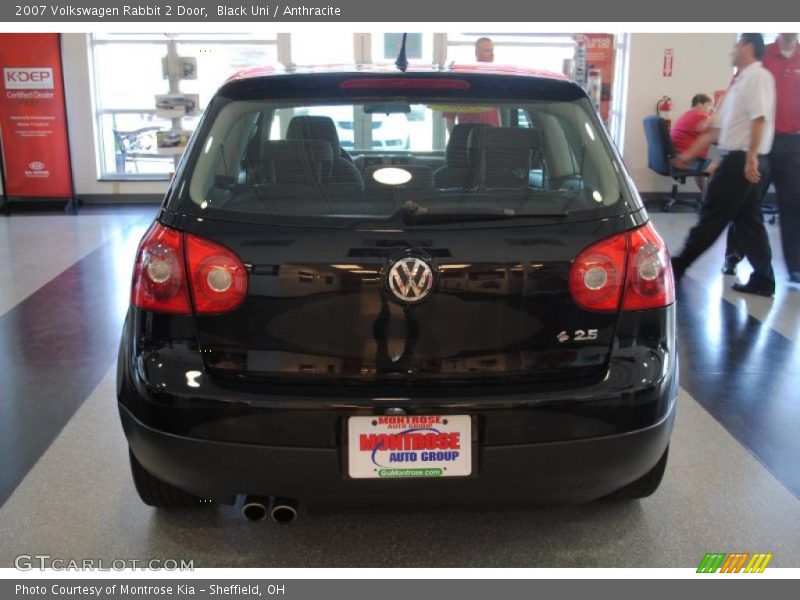 Black Uni / Anthracite 2007 Volkswagen Rabbit 2 Door