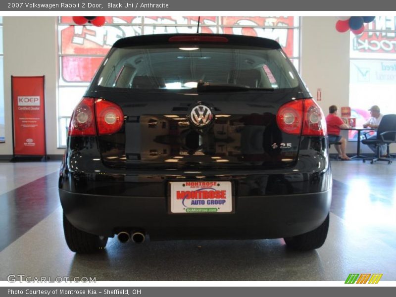 Black Uni / Anthracite 2007 Volkswagen Rabbit 2 Door