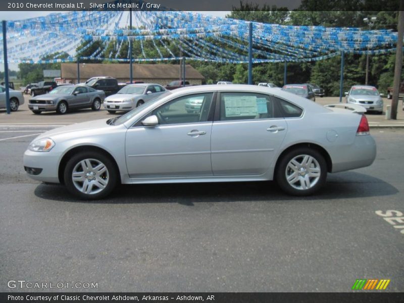 Silver Ice Metallic / Gray 2010 Chevrolet Impala LT