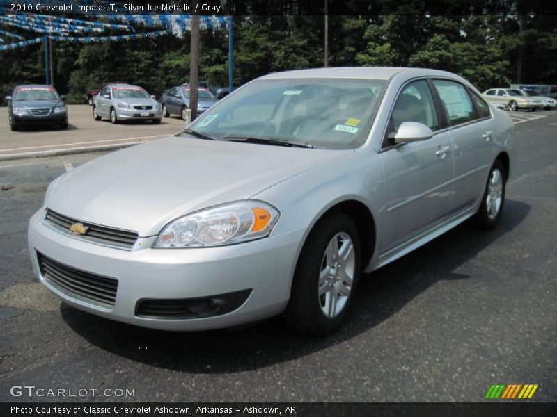 Silver Ice Metallic / Gray 2010 Chevrolet Impala LT