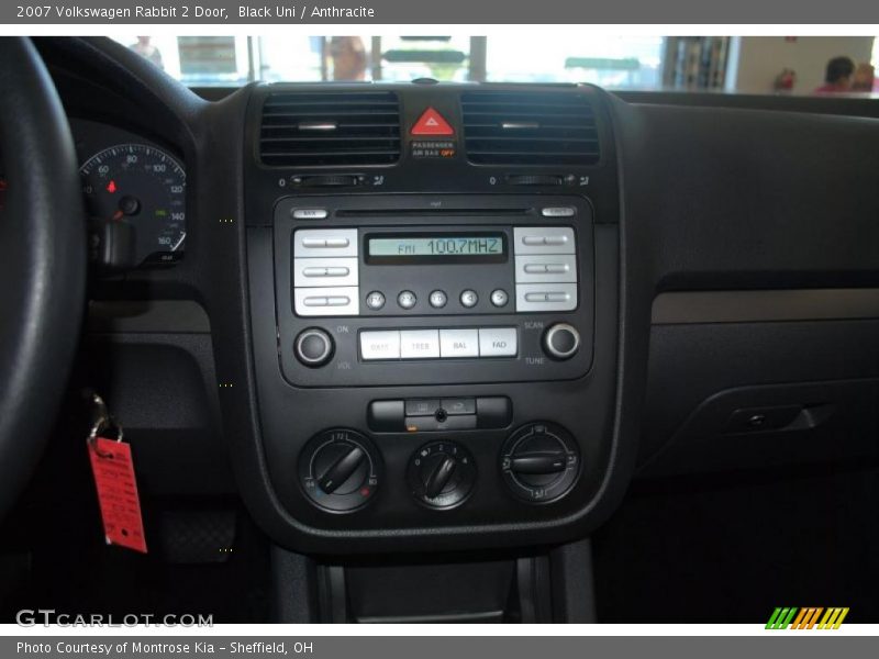 Black Uni / Anthracite 2007 Volkswagen Rabbit 2 Door