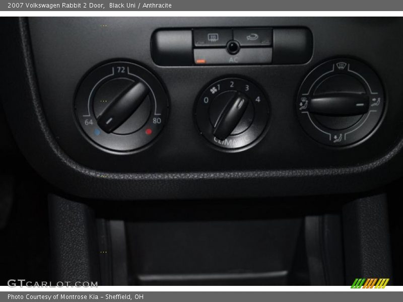 Black Uni / Anthracite 2007 Volkswagen Rabbit 2 Door