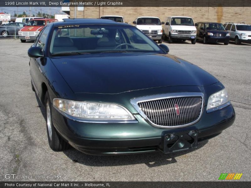 Deep Evergreen Metallic / Light Graphite 1998 Lincoln Mark VIII