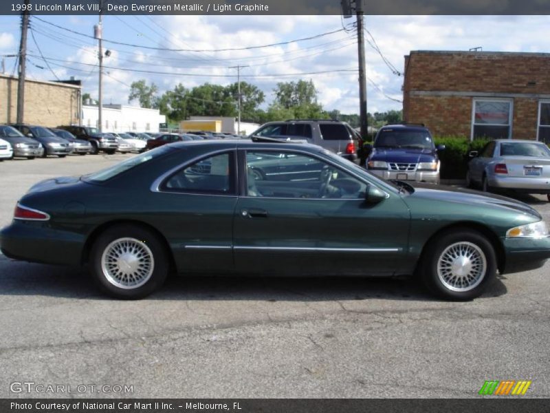 Deep Evergreen Metallic / Light Graphite 1998 Lincoln Mark VIII