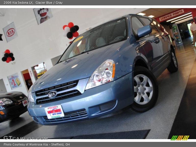 Glacier Blue / Gray 2006 Kia Sedona LX