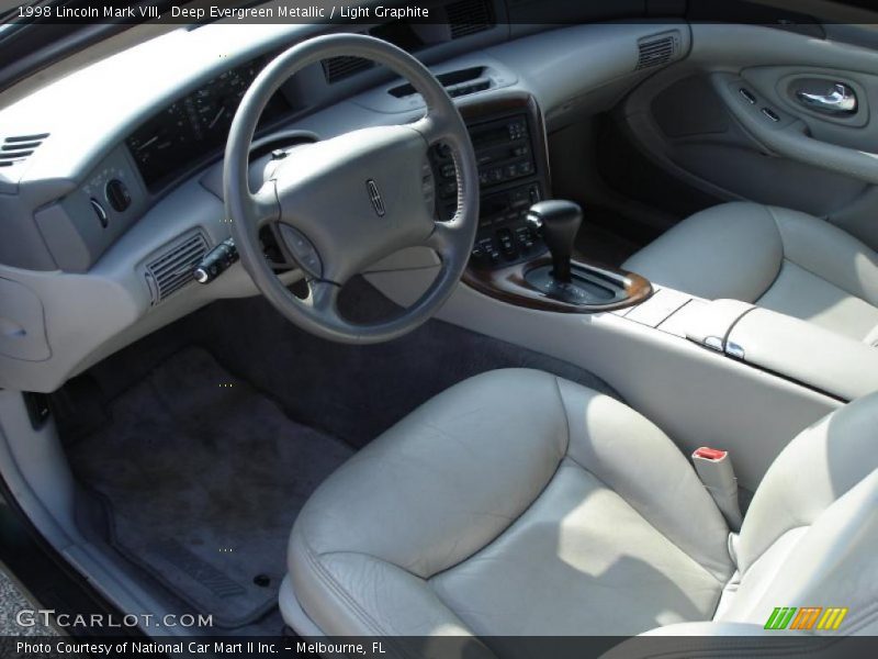 Deep Evergreen Metallic / Light Graphite 1998 Lincoln Mark VIII