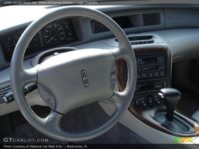Deep Evergreen Metallic / Light Graphite 1998 Lincoln Mark VIII