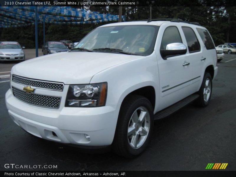Summit White / Light Cashmere/Dark Cashmere 2010 Chevrolet Tahoe LTZ