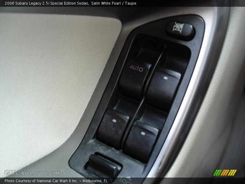 Satin White Pearl / Taupe 2006 Subaru Legacy 2.5i Special Edition Sedan