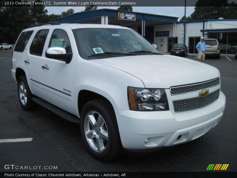 Summit White / Light Cashmere/Dark Cashmere 2010 Chevrolet Tahoe LTZ