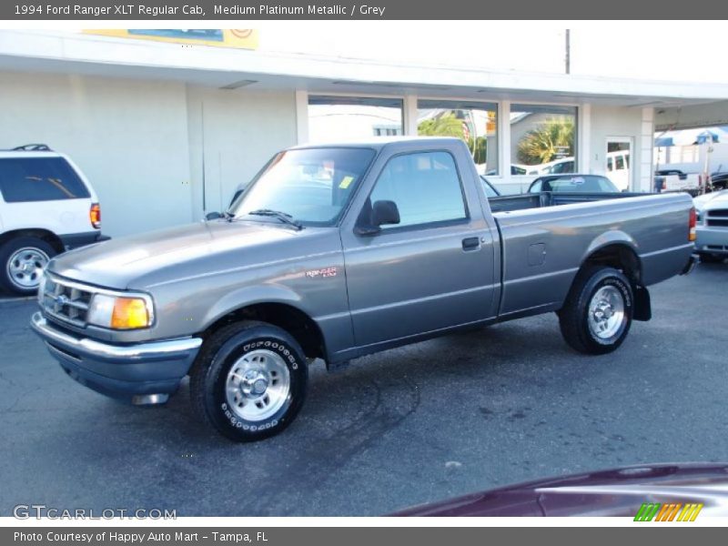 Medium Platinum Metallic / Grey 1994 Ford Ranger XLT Regular Cab