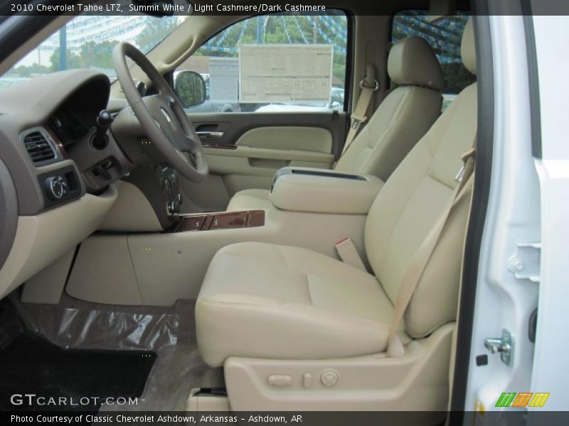 Summit White / Light Cashmere/Dark Cashmere 2010 Chevrolet Tahoe LTZ