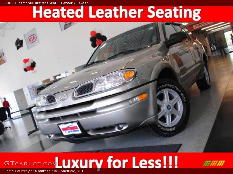 Pewter / Pewter 2002 Oldsmobile Bravada AWD