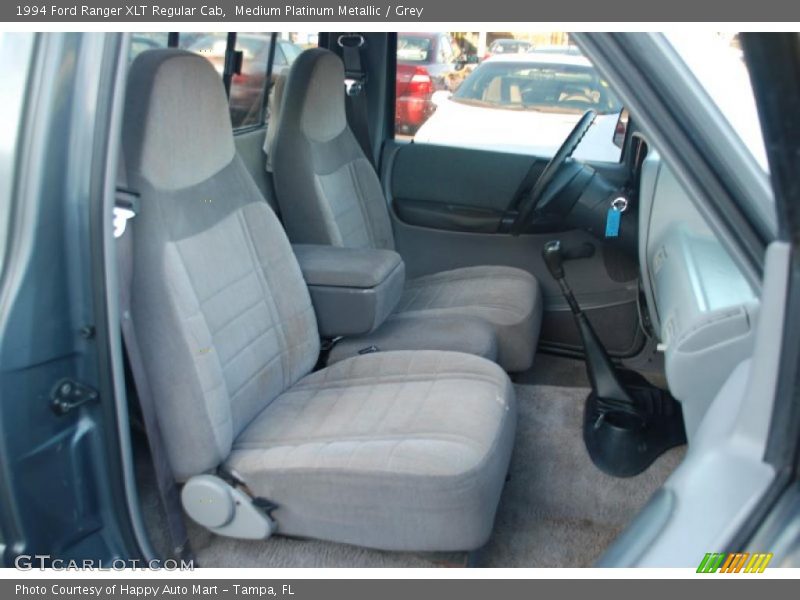 Medium Platinum Metallic / Grey 1994 Ford Ranger XLT Regular Cab