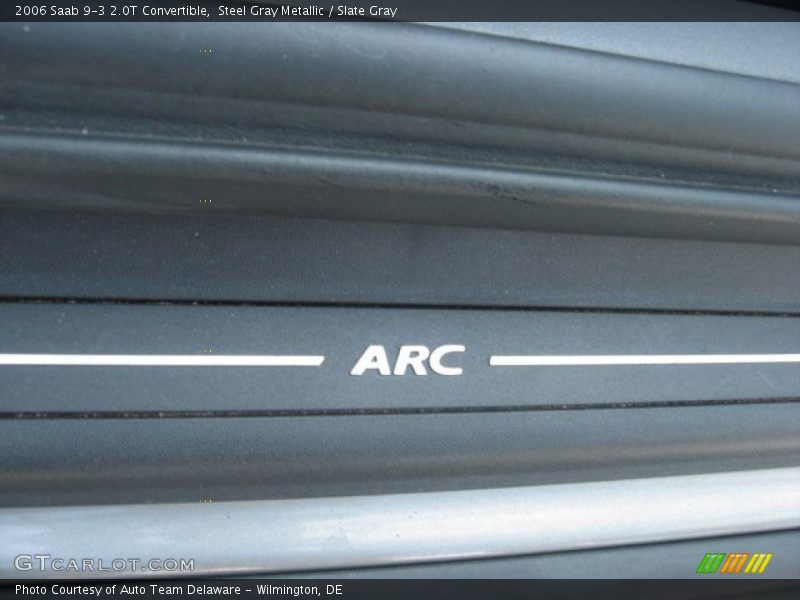 Steel Gray Metallic / Slate Gray 2006 Saab 9-3 2.0T Convertible