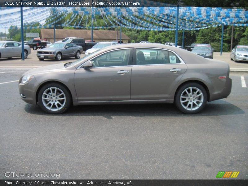 Mocha Steel Metallic / Cocoa/Cashmere 2010 Chevrolet Malibu LTZ Sedan