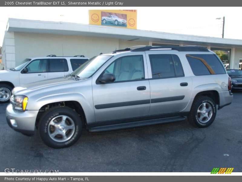 Silverstone Metallic / Light Gray 2005 Chevrolet TrailBlazer EXT LS