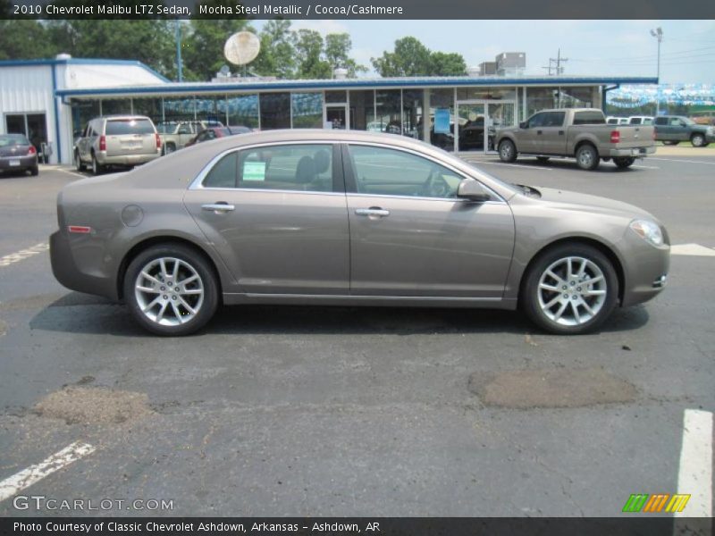 Mocha Steel Metallic / Cocoa/Cashmere 2010 Chevrolet Malibu LTZ Sedan