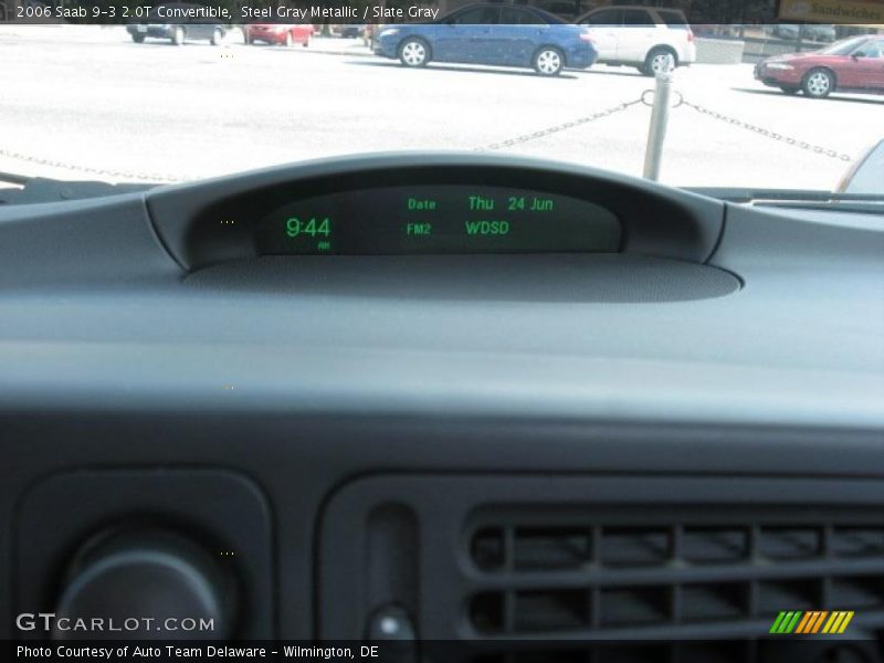 Steel Gray Metallic / Slate Gray 2006 Saab 9-3 2.0T Convertible