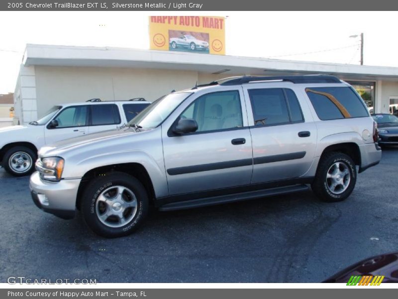 Silverstone Metallic / Light Gray 2005 Chevrolet TrailBlazer EXT LS