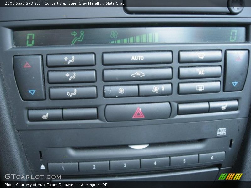 Steel Gray Metallic / Slate Gray 2006 Saab 9-3 2.0T Convertible