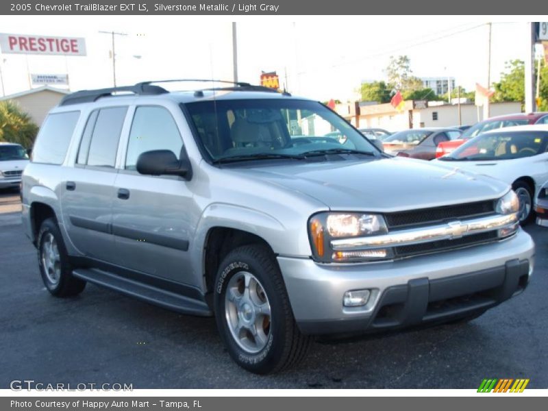 Silverstone Metallic / Light Gray 2005 Chevrolet TrailBlazer EXT LS